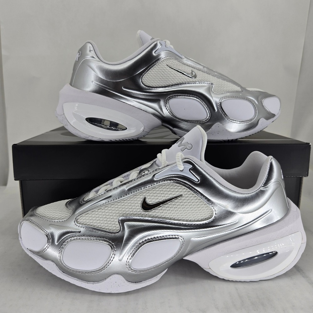 Nike Air Max Muse Womens 10 White Metallic Silver FV1920-100 Sneakers NEW